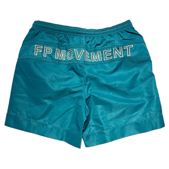 254. FREE PEOPLE Look Back At It shorts in Teal Sz XS NWOT - Picture 6 of 7